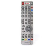 Genuine SHW/RMC/0116 Remote Control for Sharp Aquos 3D HD LCD LED Smart TV with Netflix Youtube NET+ Buttons