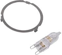 Genuine Siemens Cooker Hood G9 Light Lamp Lens Glass Cover & Bulb & Ring 20W
