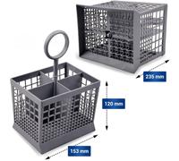 Genuine SIEMENS Dishwasher Cutlery Basket Grey Plastic 00093986 / 093986