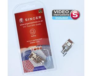 Genuine Singer 1/4 Inch Foot with Guide
