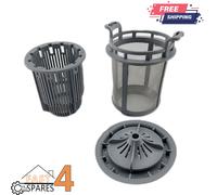 Genuine Smeg 693410546 LS08 Dishwasher Drain Filter 3 Piece Micro Mesh Assembly