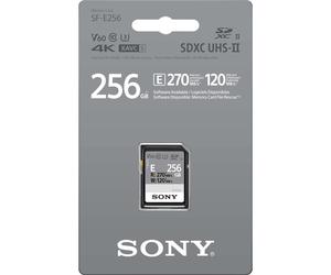 Genuine Sony 256GB E Series SD SDXC Card UHS-II 270MB/s, Retail Pack, UK Seller