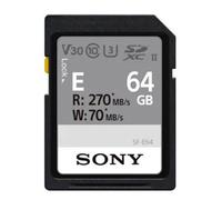Genuine Sony 64GB E Series SD SDXC Card UHS-II 270MB/s