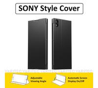 Genuine Sony Style Cover Wallet Flip Folio Case for Xperia XA1 Ultra Stand Case