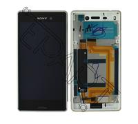 Genuine Sony Xperia M4 Aqua E2303 LCD Display & Touch Screen Silver 124TUL0013A
