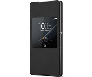 GENUINE SONY XPERIA Z3 + PLUS SCR30 STYLE COVER WINDOW VIEW CASE FOR Z3+ | BLACK