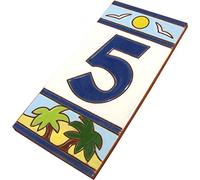 Genuine Spanish Beach Designed Ceramic Tiles For House Numbers and Frames (5)