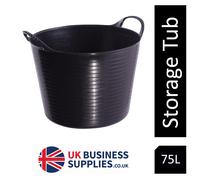 Genuine & Stamped Gorilla Tubs Black Recycled 14l - 75L Multi Use Tubs