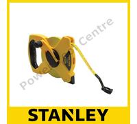 Genuine Stanley STA234791 Open Reel Fibreglass Measuring Tape 12mm x 30m/100ft