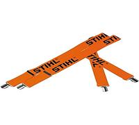 Genuine Stihl 110 cm Braces for Trousers with Metal Clips (Orange)