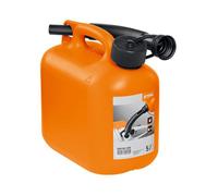 Stihl Petrol Canister, 5.0 liters, Orange/Transparent, Suitable for STIHL MotoMix