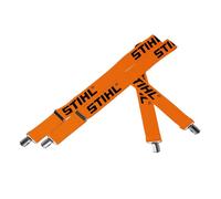 GENUINE STIHL ORANGE AND BLACK CLIP ON TROUSER BRACES 110cm 0000 884 1510