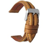 Genuine Suede Leather Watch Strap Water Resistant Tan (20mm)