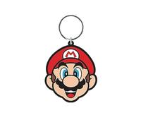 Genuine Super Mario 'Mario' Character Rubber Keyring Key Fob