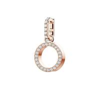 Genuine SWAROVSKI Charm Remix Letter "O" Rose Gold Plated 5437607