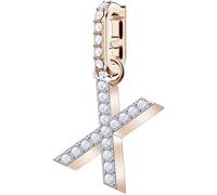 Genuine SWAROVSKI Charm Remix Letter "X" Rose Gold Plated 5440510