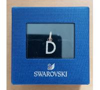 Genuine SWAROVSKI Charm Remix Letters Rose Gold Plated Bracelet Clasp Charm