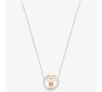 Genuine Swarovski Hollow Rose Gold Tone Circle Pendant 5289495