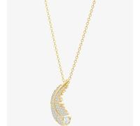 Genuine Swarovski Nice White Crystal Gold Tone Necklace 5505740