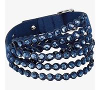 Genuine Swarovski Power Blue Crystal Multi Row Bracelet 5511697