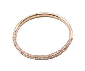 Genuine Swarovski Rose Gold Bracelet Stone Collection Medium Bangle 5032850