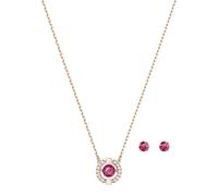 Genuine Swarovski Sparkling Dance Set Round, Red, SET 5480494