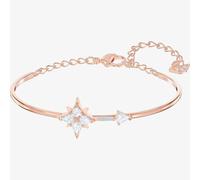 Genuine Swarovski Symbolic Clear Crystal Rose Gold Tone Bangle 5494338