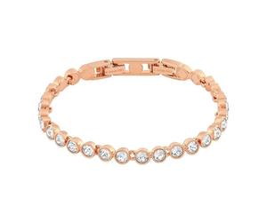 Genuine Swarovski Tennis Bracelet Rose Gold plated 5039938