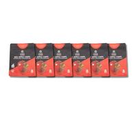 Genuine Tastes - Red Apple Chips- 100% Greek Apples - Extra Crispy Gluten Free - No frying no added sugar - 6x 30g
