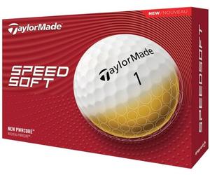 GENUINE TAYLORMADE SPEEDSOFT GOLF BALLS - WHITE 12 PACK