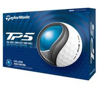 GENUINE TAYLORMADE TP5 GOLF BALLS - WHITE 12 PACK