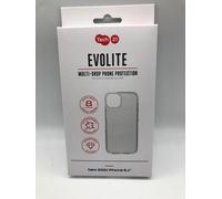 Genuine Tech21 Back Case for Apple iPhone 13 / 14 -Clear Smokey Transparent Case