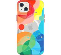 Genuine Tech21 Case For iPhone 15 Plus 6.7" Rainbow Bubble Bounce Art Design