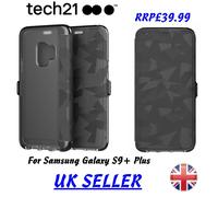 Genuine Tech21 Evo Wallet Protective Folio Phone Case Cover for Samsung Galaxy S9+ Plus - Black