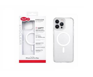 Genuine Tech21 EvoClear Case Cover Apple iPhone 16 Pro Max - Magnetic Charging