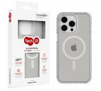 Genuine Tech21 (iPhone 15 PRO, 6.1") Evo Crystal Case MagSafe Shockproof Cover