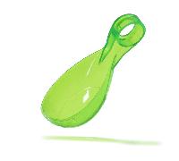 Genuine Tefal Actifry Air Fryer Green Measuring Spoon