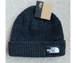 Genuine THE NORTH FACE Black Knitted Lined BEANIE Box Logo Adult Hat NFbox4