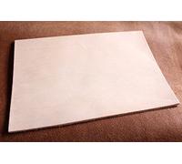 GENUINE Thick Leather 18 X 26.5 cm Large Cut Punzier Leather Strong Vegetable/Vegetable Tanned Cowhide Leather Blank Leather, full-grain leather with 1/8 3.5 mm Thickness and Pure Grain Picture