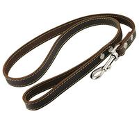 Genuine Thick Leather Classic Dog Leash 3/4" Wide 4 Ft, Medium, Large
