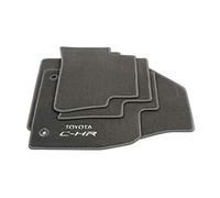 Genuine Toyota C-HR | Floormats | Front & Rear | Textile | Black | 2016- | OEM part PW21010004