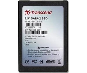 Genuine Transcend 32GB SSD Drive, SLC NAND Chip, SATA, 2.5", UK Seller
