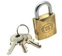 GENUINE TRI-CIRCLE SOLID BRASS 25MM PAD LOCK NO. 262
