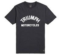 Genuine Triumph Motorcycles Burnham T-Shirt Jet Black (Medium)