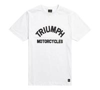 Genuine Triumph Motorcycles Burnham T-Shirt White (Medium)