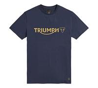 Genuine Triumph Motorcycles Cartmel Black Iris T-Shirt (Small)