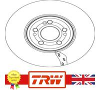 Genuine TRW Brake Disc for Mercedes GLE 18-23 1674210601