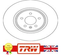 Genuine TRW Brake Disc for Vauxhall INSIGNIA 18- 13521006