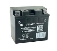 Genuine UltraMax ETZ7S / ETZ7S-BS 12V 6AH 75 CCA Motorbike Motorcycle Battery