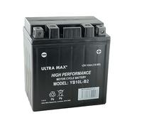 Ulltramax UltraMax Yumicron YB10L-B2, 12v 11Ah Motorcycle Batteries L 135mmX W